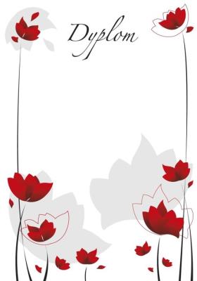 Opakowanie Dyplomy okolicznościowe Maki