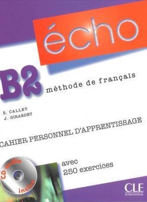 Okładka książki Echo B2 cahier personnel d'apperentissage CLE