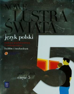 Okładka książki J.polski LO Lustra świata cz. 5 podr w.2014 NPP