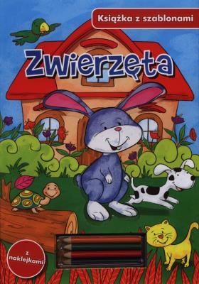 Okładka książki Książka z szablonami - Zwierzęta