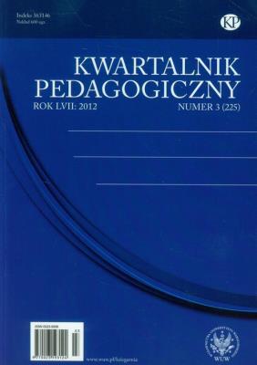 Okładka książki Kwartalnik Pedagogiczny nr 3 2012