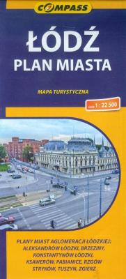 Okładka książki Łódź plan miasta 1:22 500