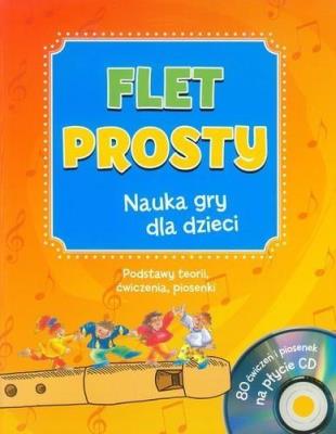 Okładka książki Nauka gry dla dzieci - Flet prosty