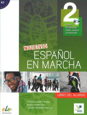 Nuevo Espanol en marcha 2 Podręcznik + CD. Autor: Castro Viudez Francisca. SmakLiter.pl Okładka książki Nuevo Espanol en marcha 2 Podręcznik + CD