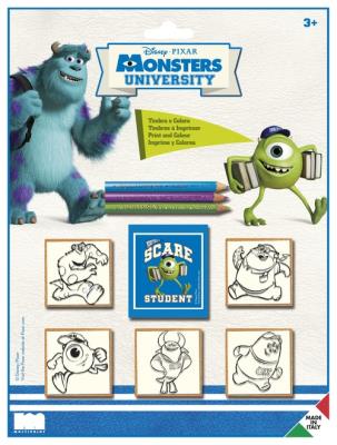 Pieczątki Monsters Uniwersity. Wydawca: Multiprint. SmakLiter.pl Opakowanie Pieczątki Monsters Uniwersity