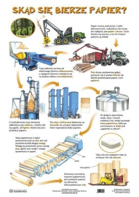 Okładka książki Plansza - Skąd się bierze papier?