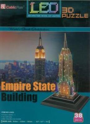 Okładka książki Puzzle 3D Led Empire State Building