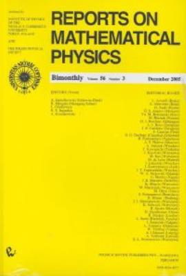 Opakowanie Reports on Mathematical Physics 56/3