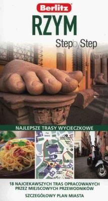 Rzym Step by Step Przewodnik Berlitz. Autor: Eowyn Kerre, Annie B. Shapero. SmakLiter.pl Okładka książki Rzym Step by Step Przewodnik Berlitz