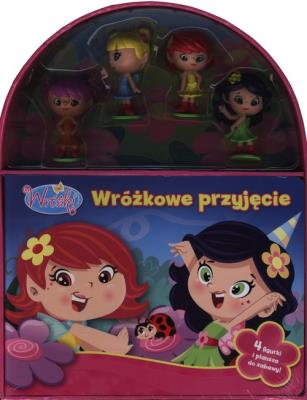 Okładka książki Wróżkowe przyjęcie. 4 figurki i plansza do zabawy!