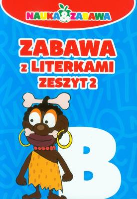 Zabawa z literkami - zeszyt 2 DAMIDOS. Autor: Iwona Czarkowska. SmakLiter.pl Okładka książki Zabawa z literkami - zeszyt 2 DAMIDOS