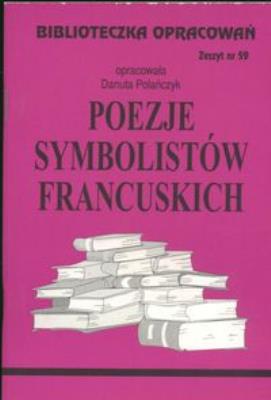 Okładka książki Biblioteczka opracowań nr 059 Poezje franc.