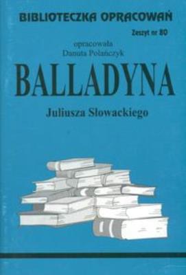 Okładka książki Biblioteczka opracowań nr 080 Balladyna