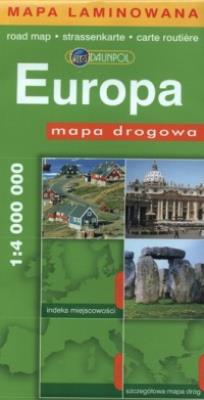 Europa mapa drogowa. Autor:   Praca zbiorowa. SmakLiter.pl Okładka książki Europa mapa drogowa