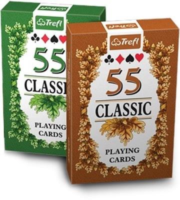 Okładka książki Karty - Classic 55 listków TREFL