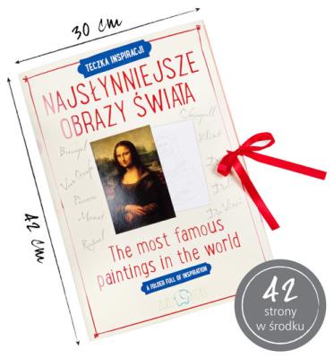 Najsłynniejsze Obrazy Świata. Teczka Inspiracji. Autor: Kowalkowska Weronika. SmakLiter.pl Okładka książki Najsłynniejsze Obrazy Świata. Teczka Inspiracji