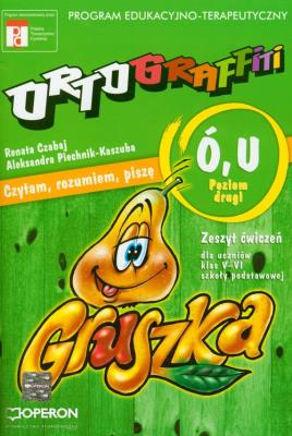 Ortograffiti SP U-Ó Poziom 2 OPERON. Autor: Renata Czabaj, Aleksandra Piechnik-Kaszuba. SmakLiter.pl Okładka książki Ortograffiti SP U-Ó Poziom 2 OPERON