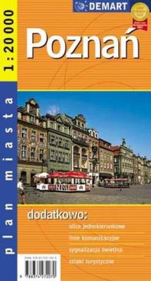 Okładka książki Poznań - plan miasta 1: 20 000