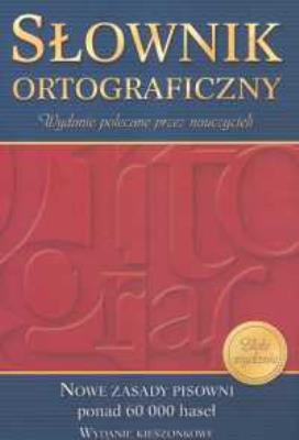 Słownik ortograficzny kieszonkowy twarda GREG. Autor: Blanka Turlej, Urszula Czernichowska. SmakLiter.pl Okładka książki Słownik ortograficzny kieszonkowy twarda GREG