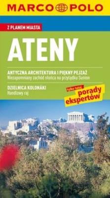 Okładka książki Ateny - przewodnik z planem miasta