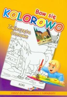 Okładka książki Baw się kolorowo - Zwierzęta domowe LIWONA