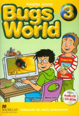 Bugs World 3 SB MACMILLAN. Autor: Elisanda Papiol, Maria Toth. SmakLiter.pl Okładka książki Bugs World 3 SB MACMILLAN