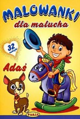 Okładka książki Malowanki dla maluchów. Adaś  PASJA