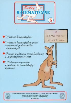 Okładka książki Miniatury matematyczne 5 Wartość bezwzględna
