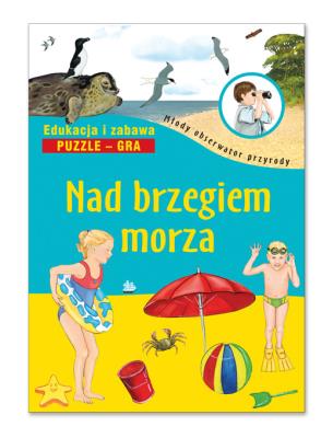 MOP Edukacja i zabawa - Nad brzegiem morza. Autor: Tukaj-Lewańska Katarzyna. SmakLiter.pl Okładka książki MOP Edukacja i zabawa - Nad brzegiem morza