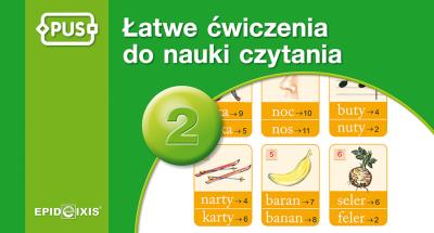 PUS Łatwe ćwiczenia do nauki czytania cz. 2. Książeczka PUS. Autor:   Praca zbiorowa. SmakLiter.pl Okładka książki PUS Łatwe ćwiczenia do nauki czytania cz. 2. Książeczka PUS