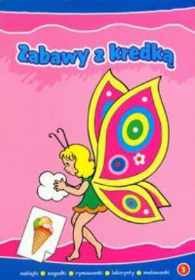 Okładka książki Zabawy z kredką 3