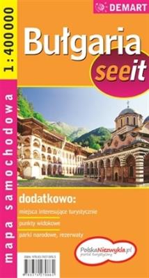 Okładka książki Bułgaria seeit. Mapa samochodowa