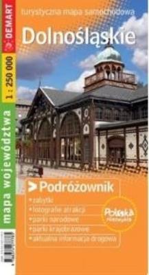 Okładka książki Dolnośląskie. Podróżownik. Mapa turyst.1:250 000