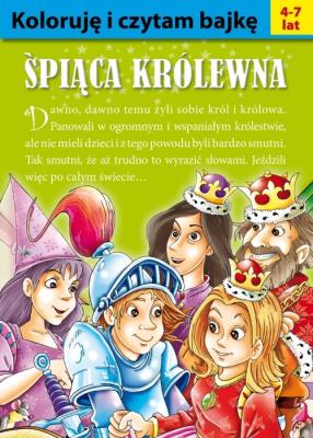 Okładka książki Koloruję i czytam bajkę - Śpiąca królewna
