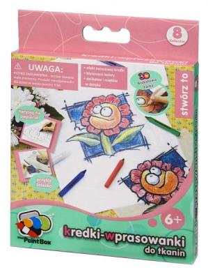 Okładka książki Kredki - wprasowanki do tkanin  8 szt.