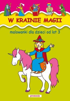 Okładka książki Malowanki - w krainie magii SIEDMIORÓG