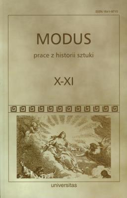 Modus Prace z historii sztuki tom X-XI. Autor: Bałus Wojciech, Katarzyna Brzezina. SmakLiter.pl Okładka książki Modus Prace z historii sztuki tom X-XI