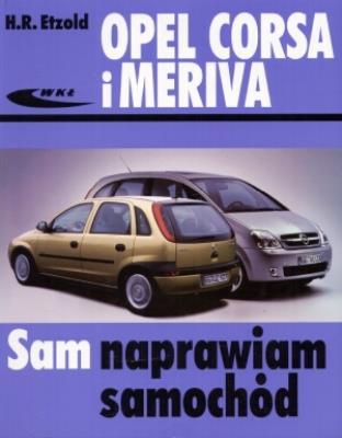 Opel Corsa i Meriva. Autor: Hans-Rüdiger Etzold. SmakLiter.pl Okładka książki Opel Corsa i Meriva