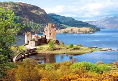 Okładka książki Puzzle 2000 Eilean Donan Castle - Szkocja CASTOR