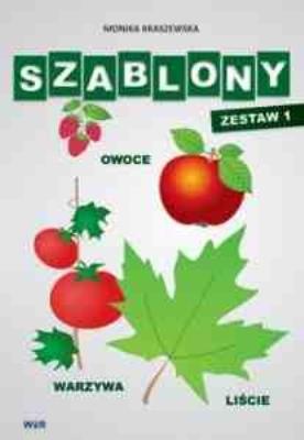 Okładka książki Szablony - Zestaw 1 - Owoce, warzywa, liście