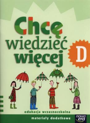 Szkoła na miarę Chcę wiedzieć więcej D NE. Autor: Kumor Marianna, Klimkowska Hanna. SmakLiter.pl Okładka książki Szkoła na miarę Chcę wiedzieć więcej D NE