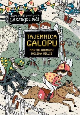Tajemnica galopu. Autor: Martin Widmark. SmakLiter.pl Okładka książki Tajemnica galopu