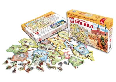 Okładka książki Układanka Polska EDUMAL