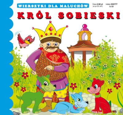 Wierszyki Król Sobieski. Autor: Pruchnicka Emilia. SmakLiter.pl Okładka książki Wierszyki Król Sobieski