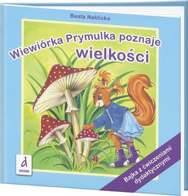 Okładka książki Wiewiórka Prymulka poznaje wielkości
