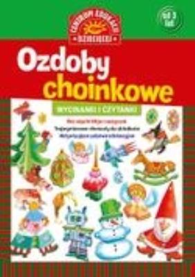 Okładka książki Wycinanki i czytanki. Ozdoby choinkowe