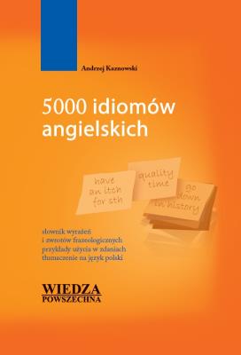 Okładka książki 5000 idiomów angielskich
