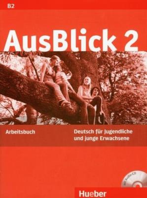 Ausblick 2 Ćwiczenia z płytą CD. Autor: Fischer-Mitziviris Anni. SmakLiter.pl Okładka książki Ausblick 2 Ćwiczenia z płytą CD