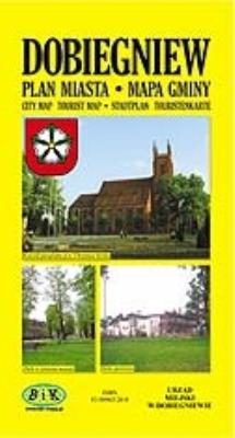 Okładka książki Dobiegniew. Plan miasta z Mapą Gminy