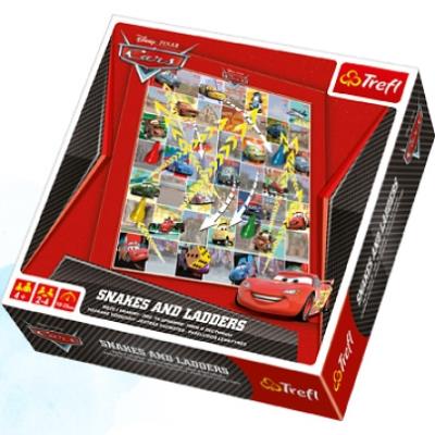 Okładka książki Gra - Węże i drabiny Cars TREFL